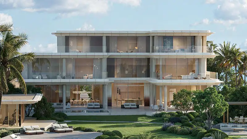 Asora Bay ocean mansion facade